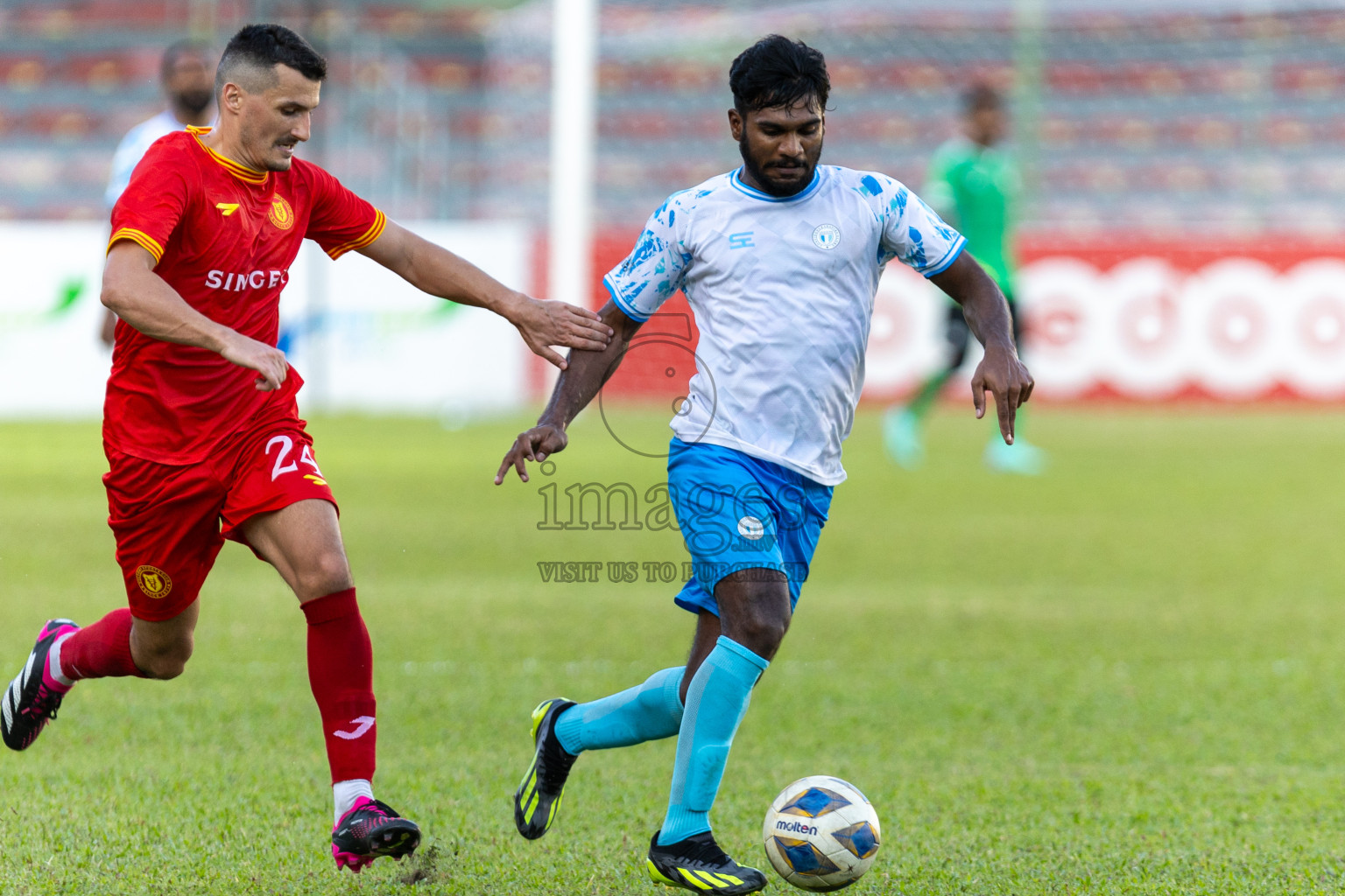 Victory Sports Club vs Lagoons Sports Club in Second Division 2023 in Male' Maldives on Wednesday, 22nd January 2023. Photos: Nausham Waheed / images.mv