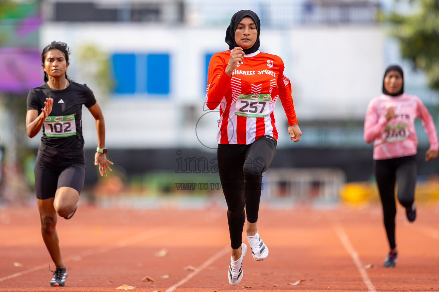 Day 3 of 12th Milo Association Championships was held in Ekuveni Track at Male', Maldives on Saturday, 26th April 2025. Photos: Ismail Thoriq / images.mv