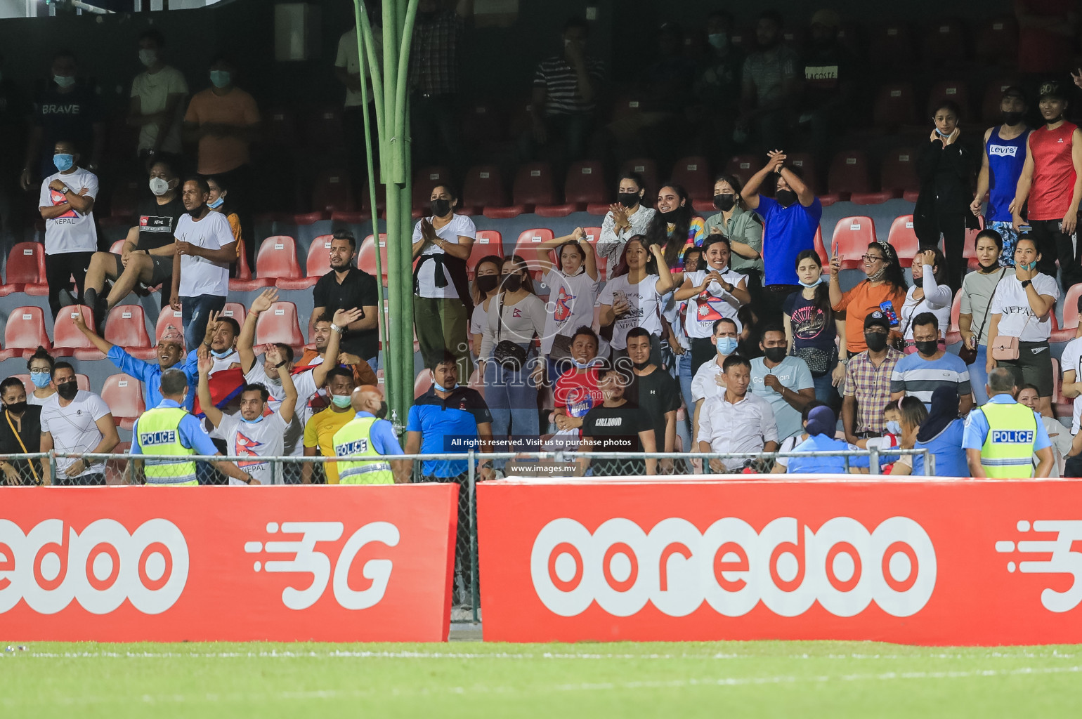 Nepal vs Sri Lanka in SAFF Championship 2021 held on 4th October 2021 in Galolhu National Stadium, Male', Maldives