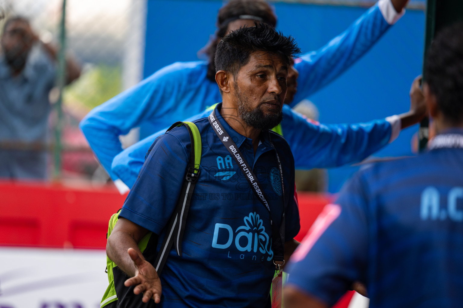 Dh Bandidhoo vs Dh Maaenboodhoo in Day 13 of Golden Futsal Challenge 2025 was held on Friday, 17th January 2025, in Hulhumale', Maldives Photos: Ismail Thoriq / images.mv