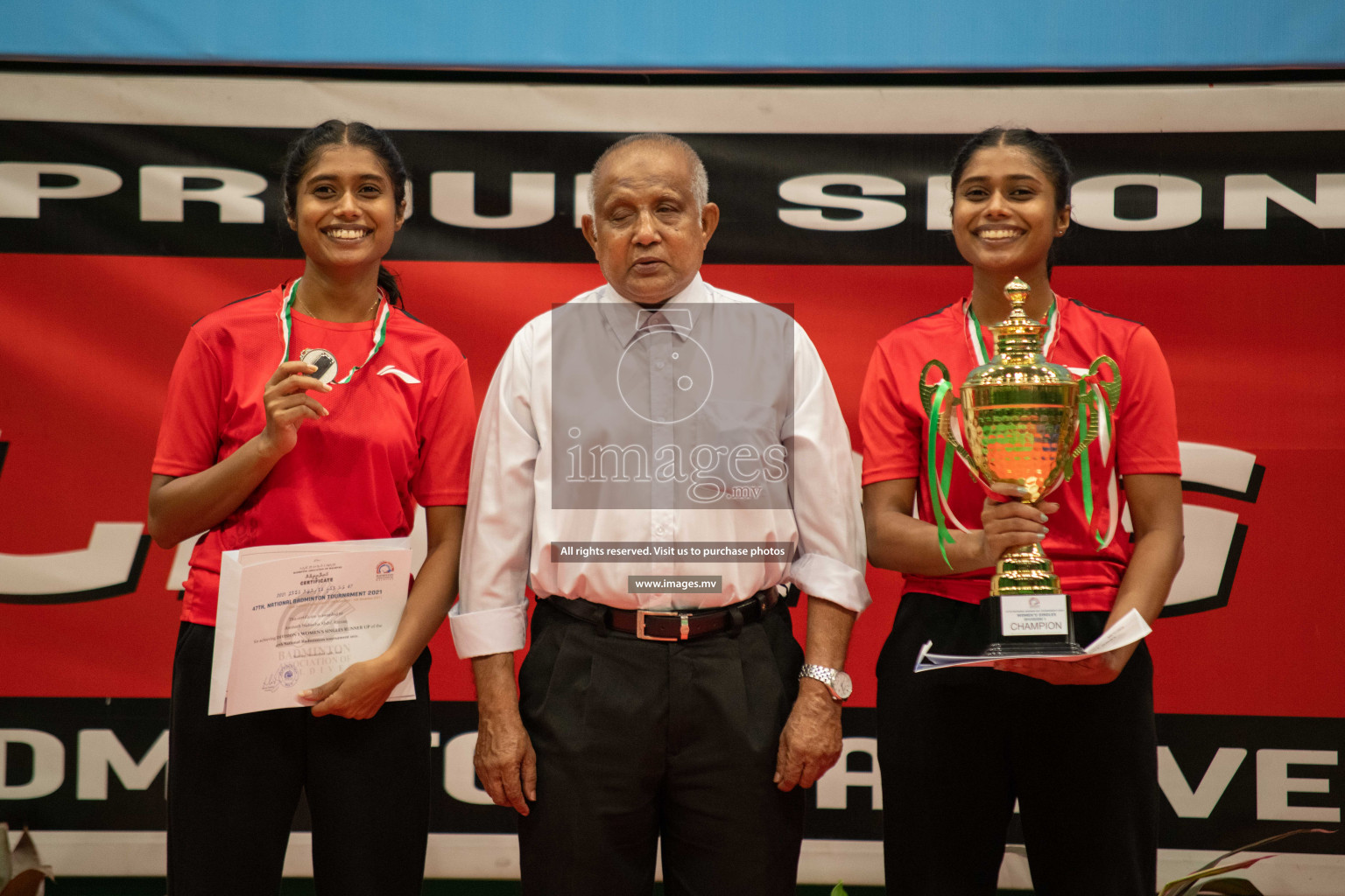 47th National Badminton Tournament 2021 held from 10 to 14 November 2021 in Male' Sports Complex, Maldives