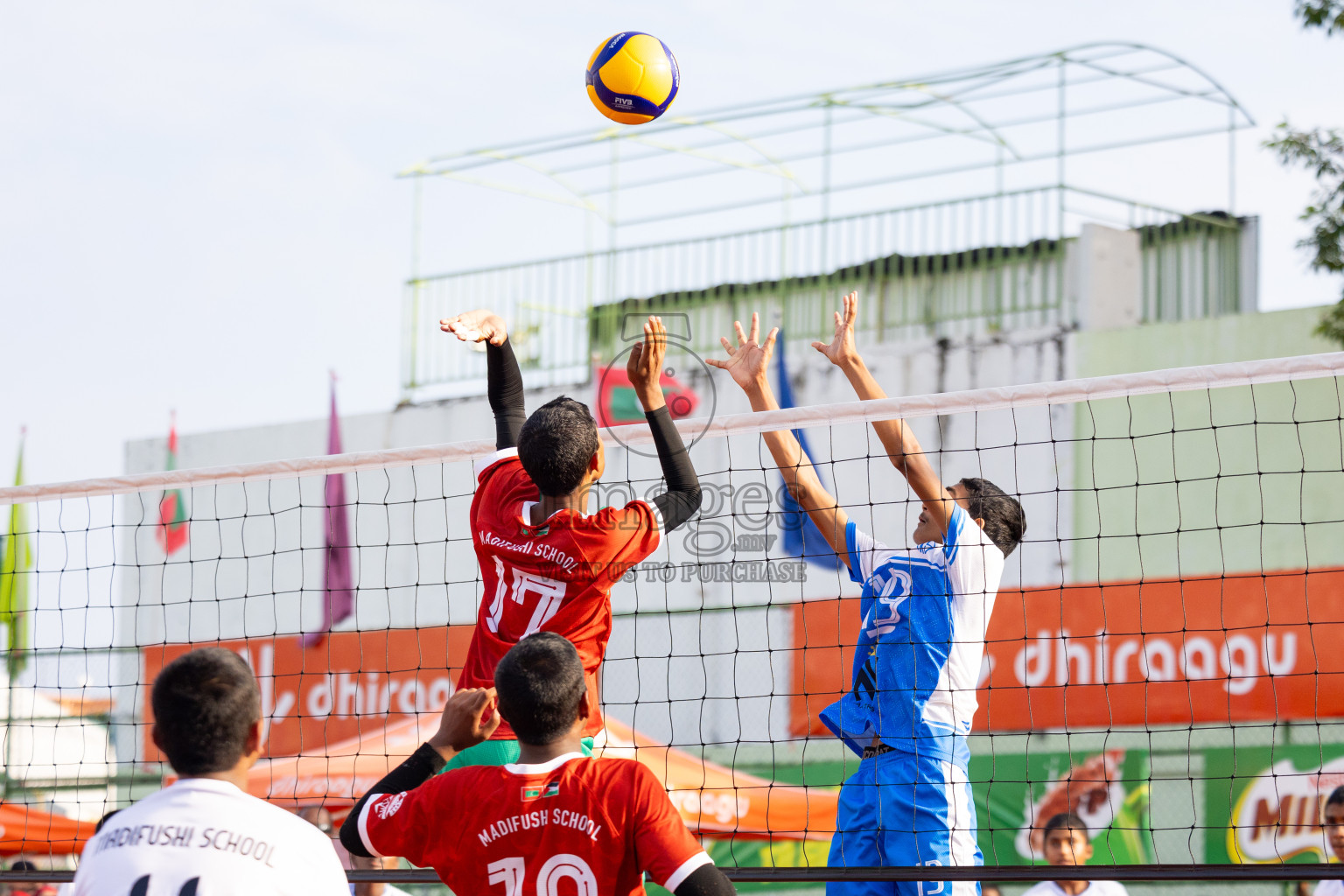 Day 10 of Interschool Volleyball Tournament 2024 was held in Ekuveni Volleyball Court at Male', Maldives on Sunday, 1st December 2024.
Photos: Ismail Thoriq / images.mv