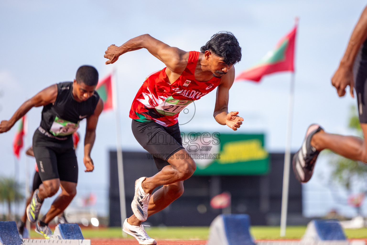 Day 2 of 33rd National Athletics Championship was held in Ekuveni Track at Male', Maldives on Friday, 6th September 2024.
Photos: Ismail Thoriq / images.mv