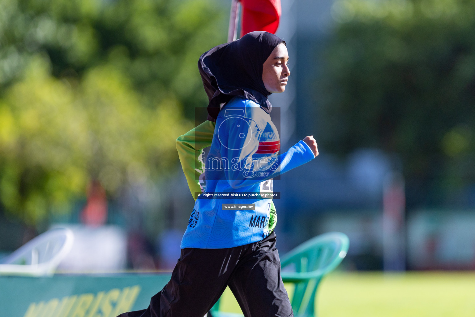 Day 2 of National Athletics Championship 2023 was held in Ekuveni Track at Male', Maldives on Saturday, 25th November 2023. Photos: Nausham Waheed / images.mv