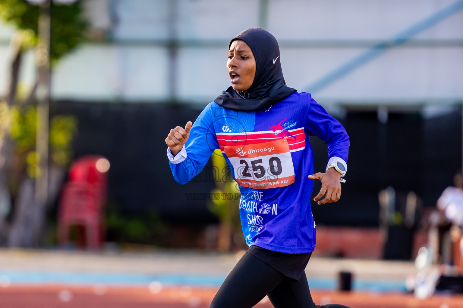 Day 2 of National Athletics Championship 2025 was held at Ekuveni Running Ground in Male', Maldives on Friday, 15th August 2025. Photos: Nausham Waheed  / images.mv