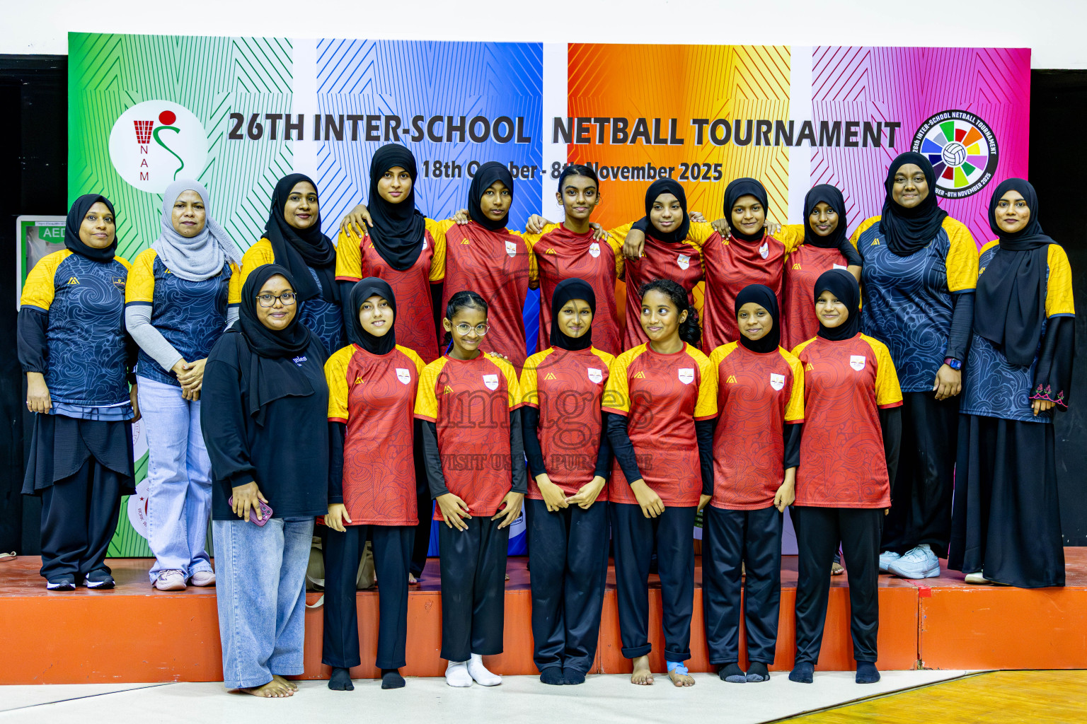Day 1 of Inter-School Netball Tournament 2025 was held in Social Center Indoor Hall on Saturday, 18th October 2025. Photos: Areef Adam / images.mv
