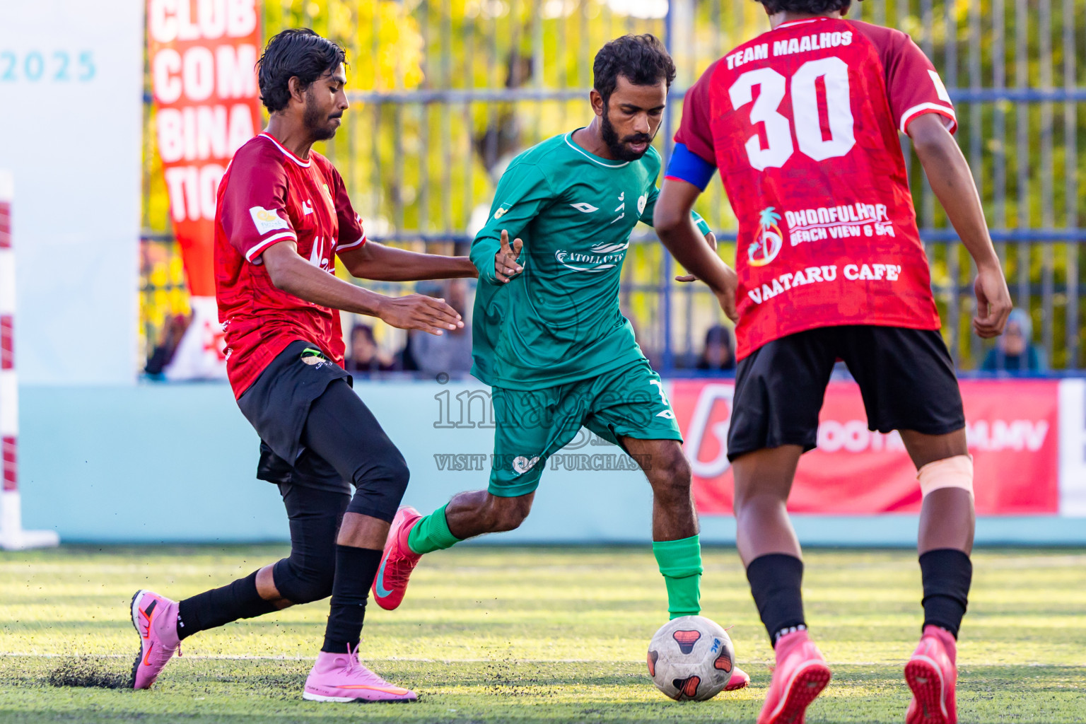 Maalhos vs Goidhoo in Day 6 of Better in Baa Futsal Fiesta 2025 Men's division held in B. Eydhafushi, Maldives on Monday, 10th November 2025. Photos: Nausham Waheed / images.mv