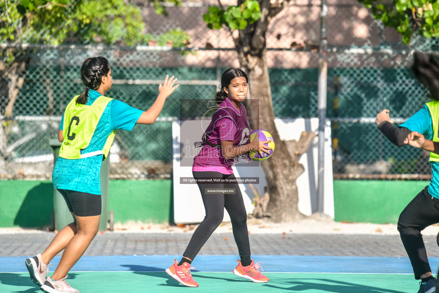 Day 5 of Junior Netball Championship 2022 on 9th March 2022 held in Male', Maldives. Photos by Nausham Waheed