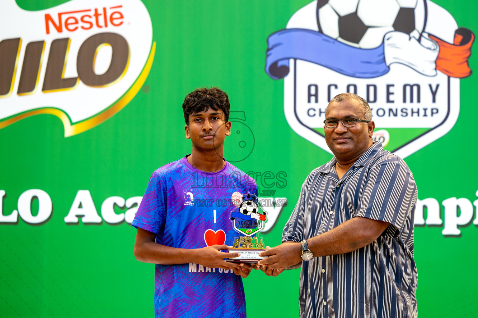 Day 4 of MILO Academy Championship 2024 (U-14) was held in Henveyru Stadium, Male', Maldives on Sunday, 3rd November 2024. Photos: Ismail Thoriq / Images.mv