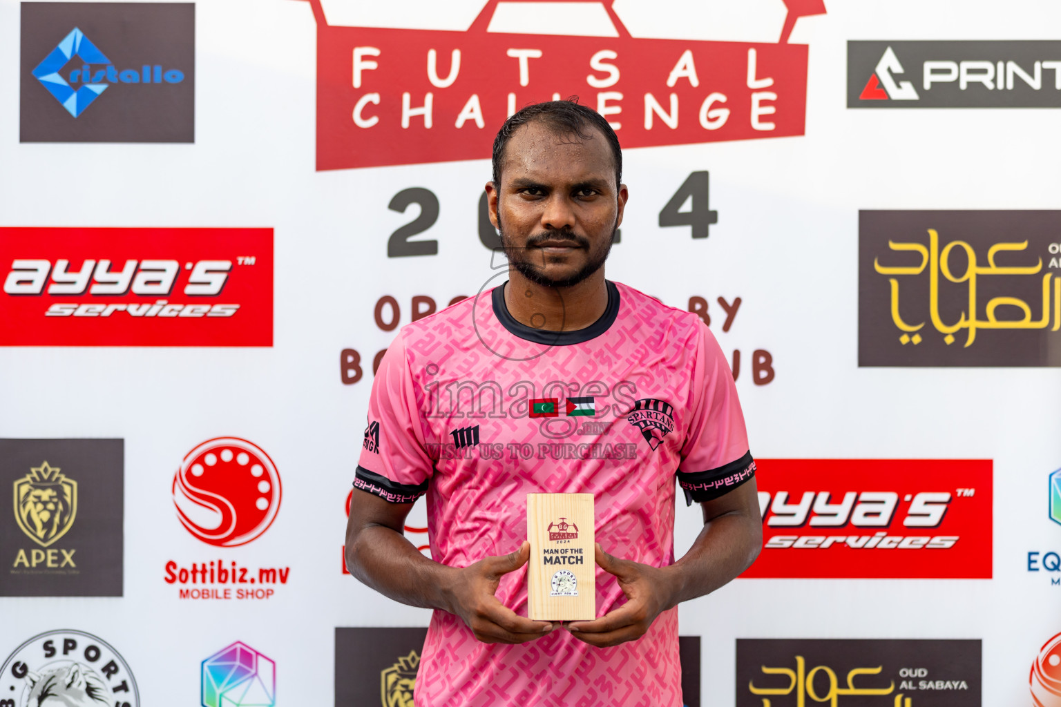 Spartans vs BG New Generation in Day 1 of BG Futsal Challenge 2024 was held on Thursday, 12th March 2024, in Male', Maldives Photos: Nausham Waheed / images.mv