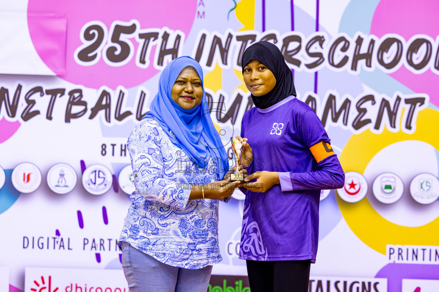 Day 7 of 25th Inter-School Netball Tournament was held in Social Center at Male', Maldives on Saturday, 17th August 2024. Photos: Nausham Waheed / images.mv