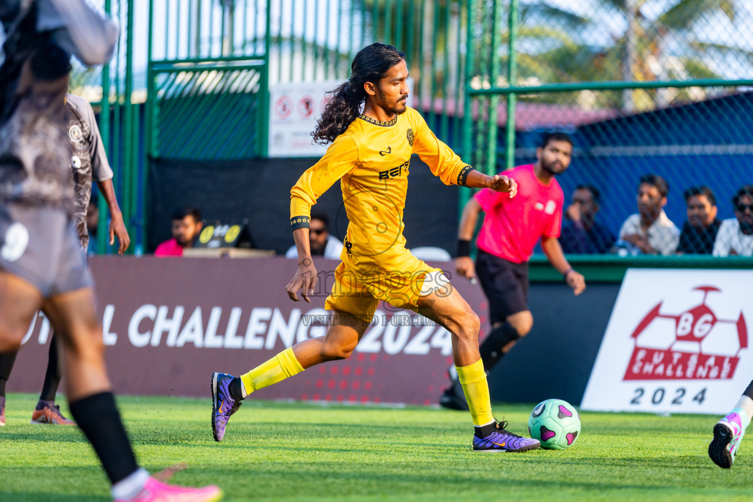 Bretheren SC vs Fasthari SC in Day 6 of BG Futsal Challenge 2024 was held on Sunday, 17th March 2024, in Male', Maldives Photos: Nausham Waheed / images.mv