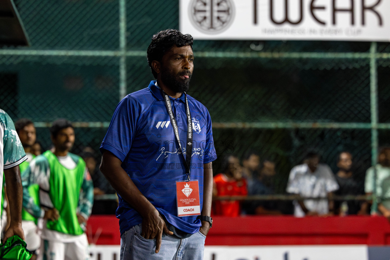 HDh Nolhivaran vs HDh Kumundhoo in Day 13 of Golden Futsal Challenge 2025 was held on Friday, 17th January 2025, in Hulhumale', Maldives 
Photos: Hassan Simah / images.mv