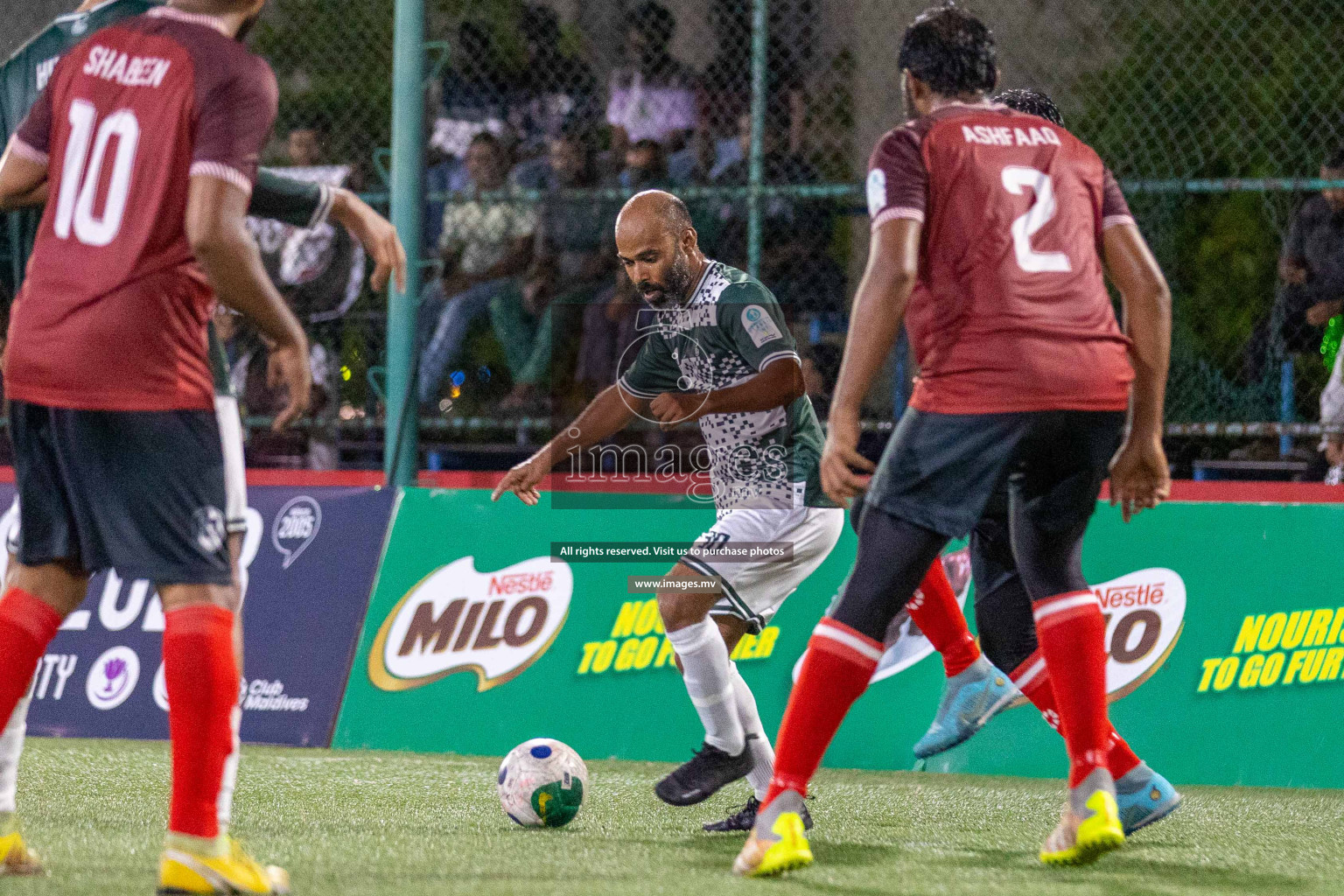 President's Office SC vs Club 220 in Club Maldives Cup Classic 2023 held in Hulhumale, Maldives, on Monday, 24th July 2023. Photos: Ismail Thoriq / images.mv