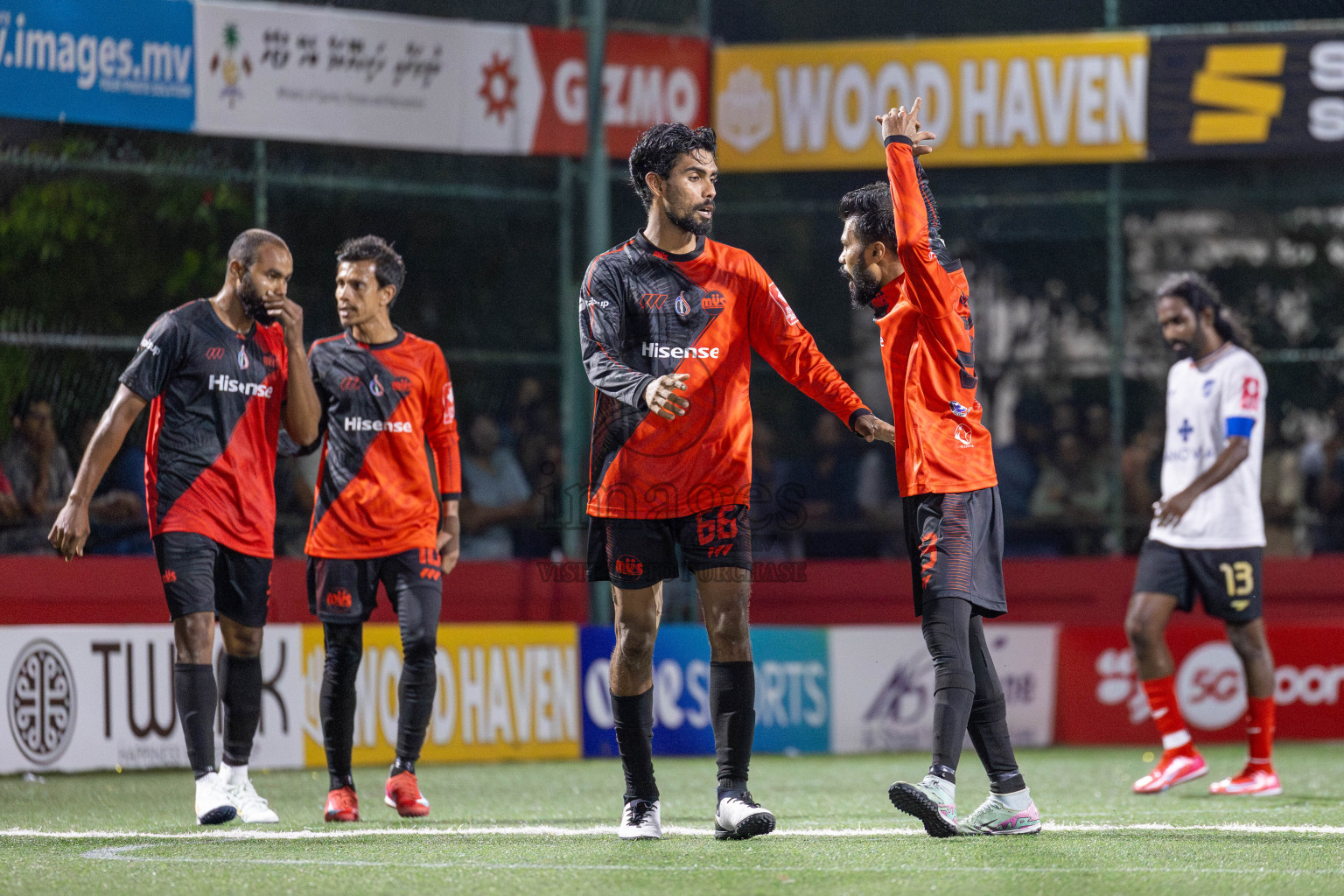 Kuda Huvadhoo vs Mulak in zone round on Day 29 of Golden Futsal Challenge 2025 was held on Sunday , 2nd February 2025, in Hulhumale', Maldives. Photos: Shuu Abdul Sattar / images.mv
