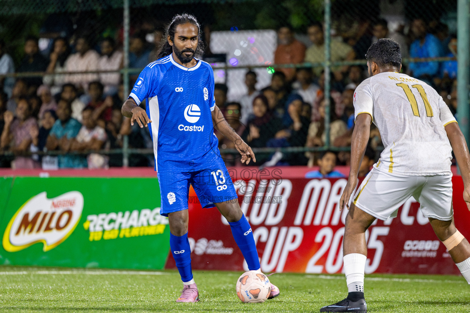 Club MTCC vs Dhivehi Sifainge Club (DSC) in Day 14 of Club Maldives Cup 2025 was held in Rehendhi Futsal Ground, Hulhumale', Maldives on Tuesday, 14th October 2025. Photos: Ismail Thoriq / images.mv