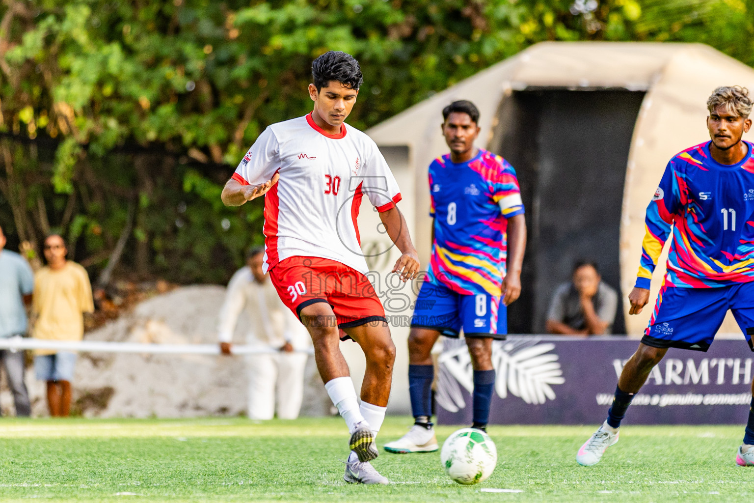 FSM Kuda Huraa vs Oaga in Resort League 2025 (North Male Zone) day 6 was held on Monday, 8th September 2025 in One And Only Reethi Rah Maldives Resort, Photos: Areef Adam / images.mv
