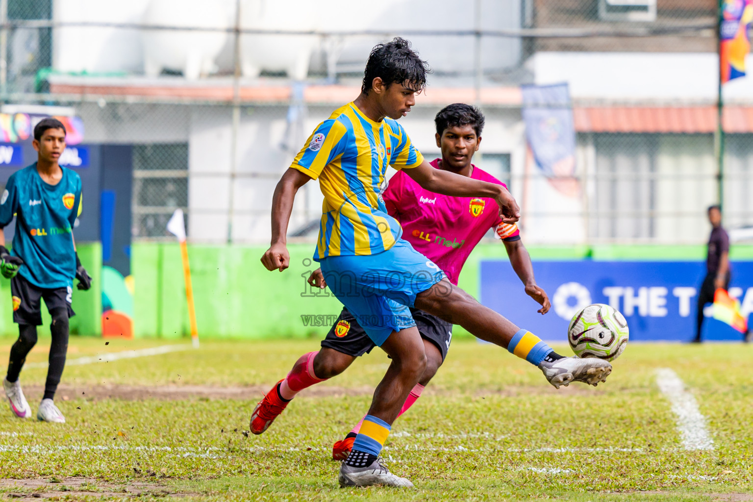 Club Valencia vs United Victory (U16) in Day 10 of Dhivehi Youth League 2024 held at Henveiru Stadium on Sunday, 15th December 2024. Photos: Nausham Waheed / Images.mv