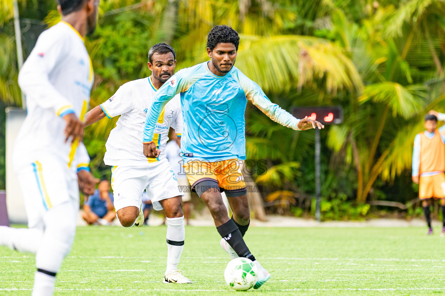 Oblu Sangli vs Joy Island in Resort League 2025 (North Male Zone) day 4 was held on Saturday, 6th September 2025 in One And Only Reethi Rah Maldives Resort, Photos: Areef Adam / images.mv