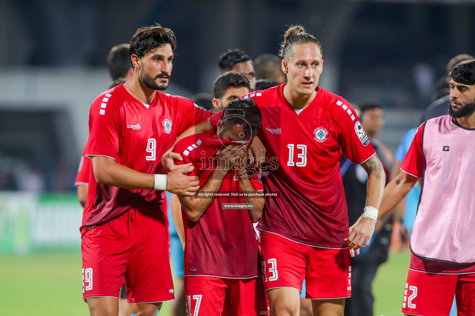 Lebanon vs India in the Semi-final of SAFF Championship 2023 held in Sree Kanteerava Stadium, Bengaluru, India, on Saturday, 1st July 2023. Photos: Hassan Simah / images.mv