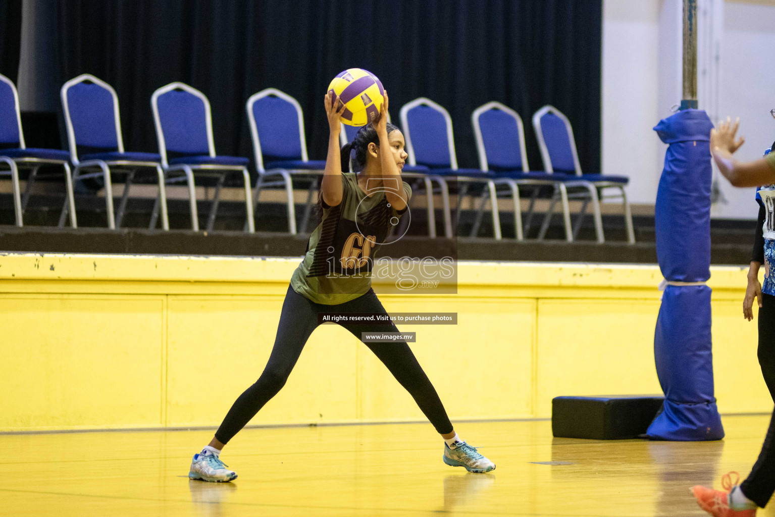 Green Streets vs Mahibadhoo Sports Club in the Semi Finals of Milo National Netball Tournament 2021 held on 3 December 2021 in Male', Maldives, Photos by Maanish