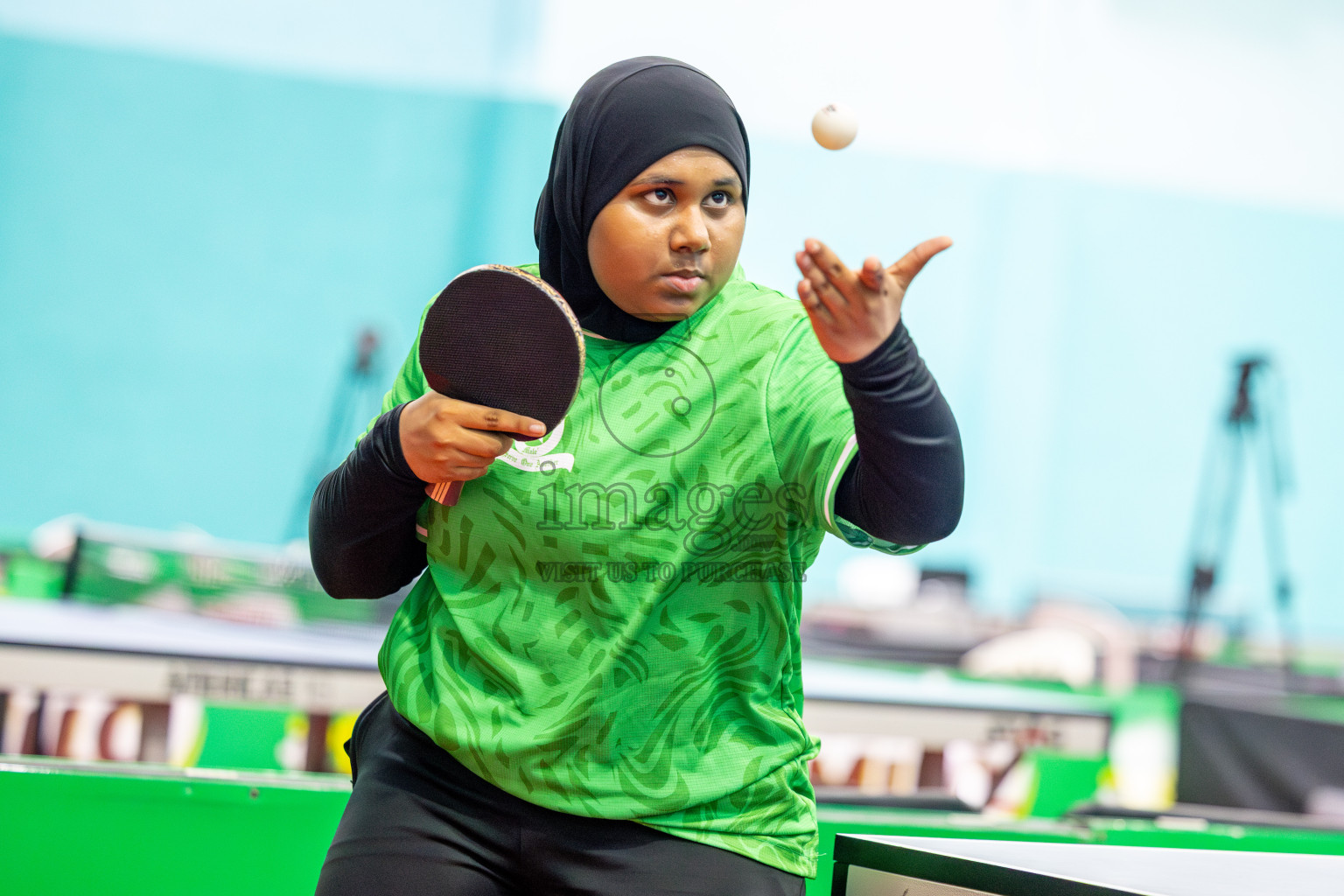 Day 2 of Interschool Table Tennis Tournament 2025 held at Male' TT Hall, Male', Maldives on Thursday, 15th May 2025. Photos By: Ismail Thoriq / images.mv