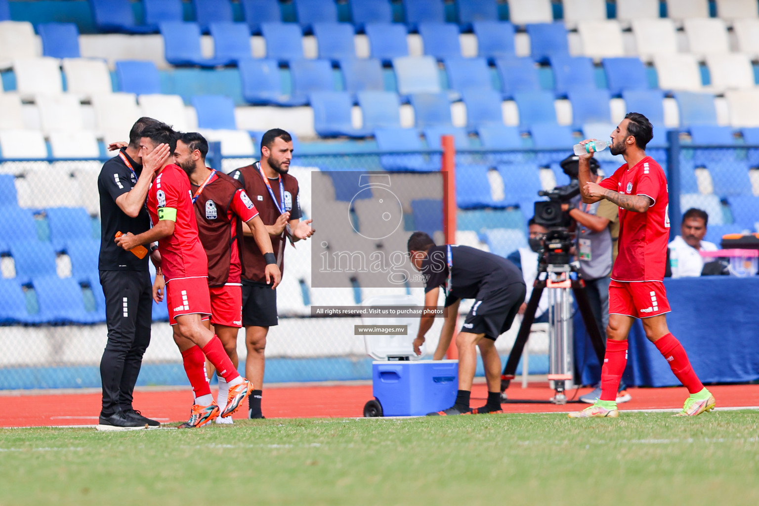 Lebanon vs Maldives in SAFF Championship 2023 held in Sree Kanteerava Stadium, Bengaluru, India, on Tuesday, 28th June 2023. Photos: Nausham Waheed, Hassan Simah / images.mv