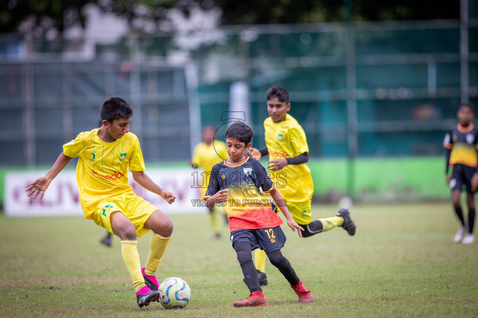 Eagles vs Maziya (U12) in Dhivehi Youth League 2024 - Day 2. Matches held at Henveiru Stadium on 22nd November 2024 , Friday. Photos: Shuu Abdul Sattar/ Images.mv