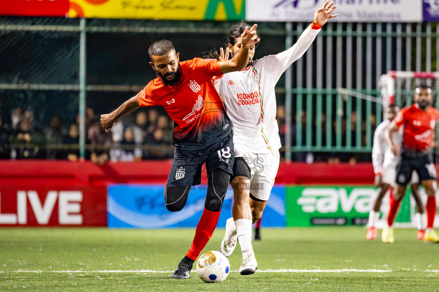 L Gan vs L Isdhoo in Laamu Atoll Finals Day 26 of Golden Futsal Challenge 2025 was held on Thursday , 30th January 2025, in Hulhumale', Maldives. Photos: Ismail Thoriq / images.mv