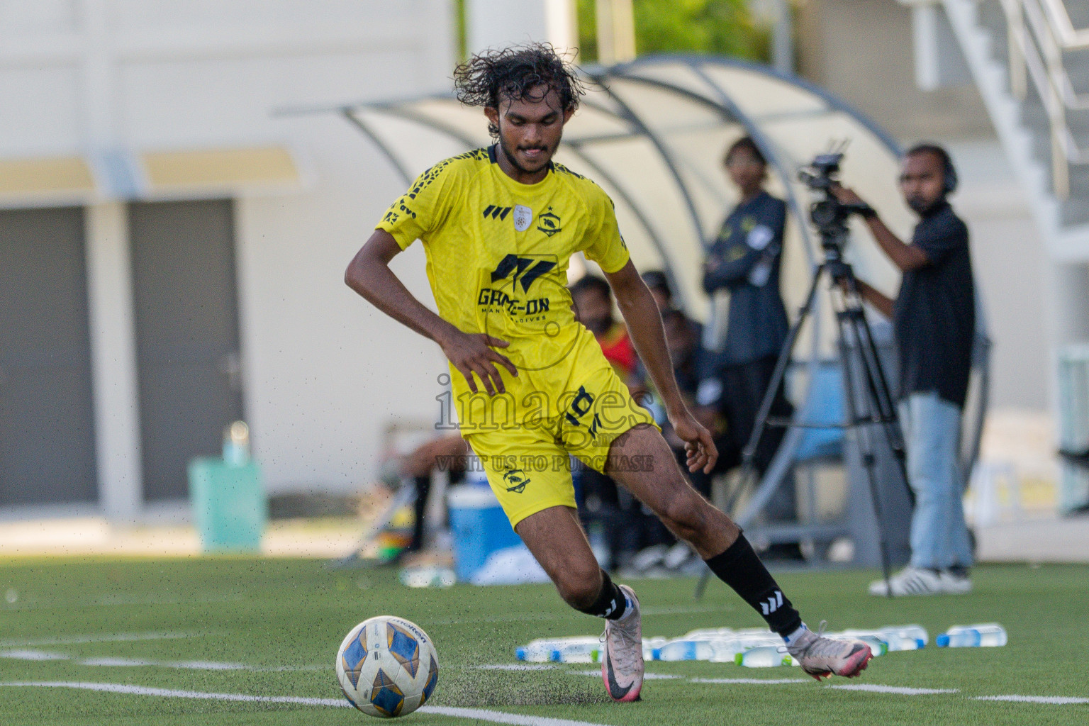 Semi Finals Match 02 Huss Songun FT VS Velaa Sports Club in Day 8 of Eydhafushi Cup 2025 held in Eydhafushi Football Stadium at B. Eydhafushi, Maldives on Saturday, 13th September 2025. Photos: Arif Rasheed / images.mv