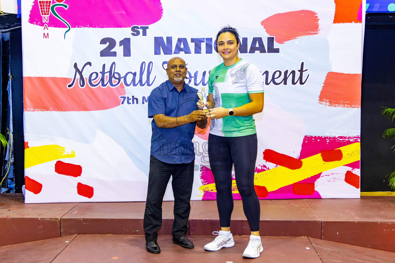 Club Matrix vs Club Green Streets in Final of 21st National Netball Tournament was held in Social Canter at Male', Maldives on Wednesday, 22nd May 2024. Photos: Nausham Waheed / images.mv