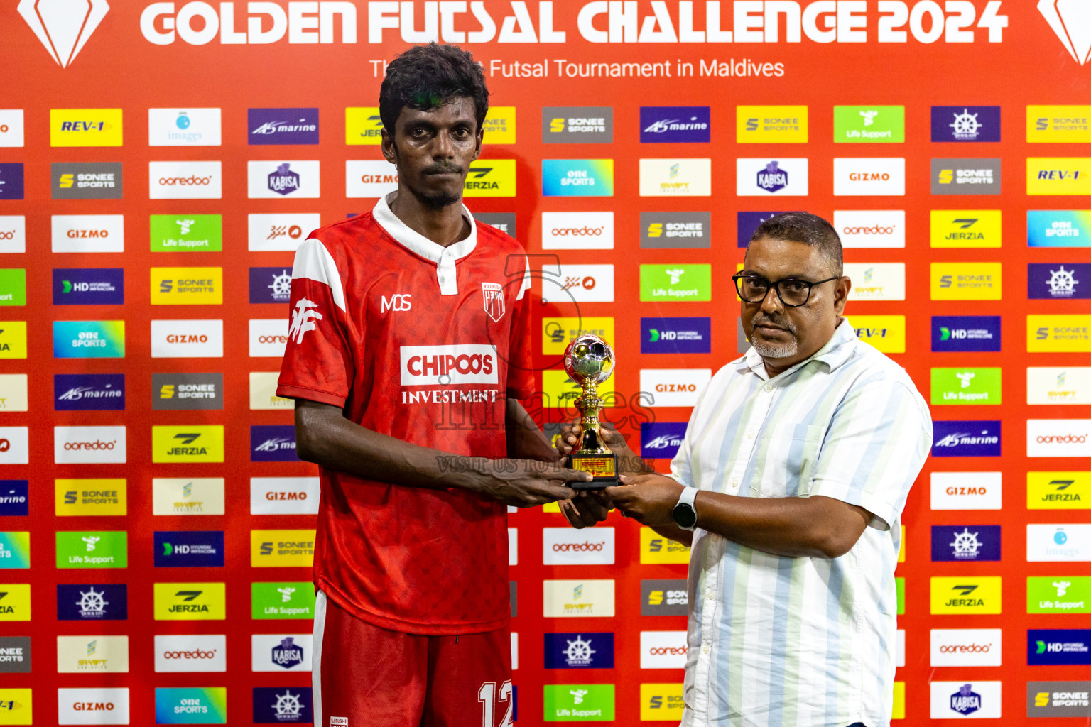 Th. Vilufushi  VS  Th. Gaadhiffushi in Day 20 of Golden Futsal Challenge 2024 was held on Saturday , 3rd February 2024 in Hulhumale', Maldives Photos: Nausham Waheed / images.mv