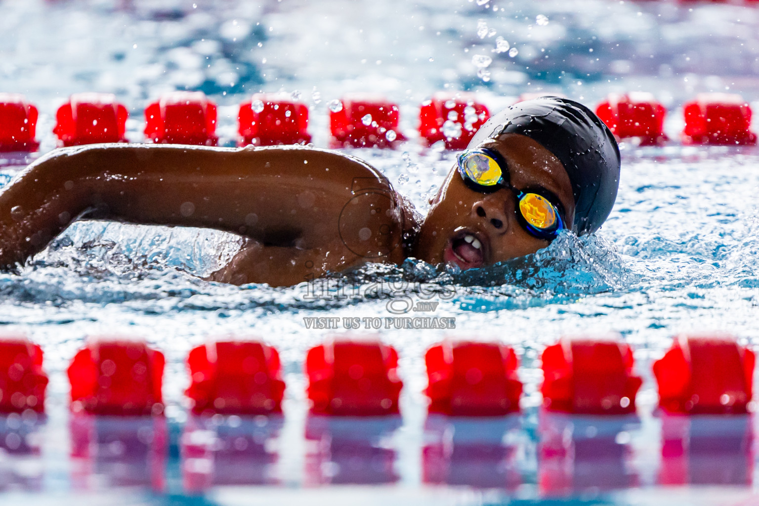 Day 3 of 20th BMLInter-school Swimming Competition 2024 held in Hulhumale', Maldives on Monday, 14th October 2024. Photos: Nausham Waheed / images.mv