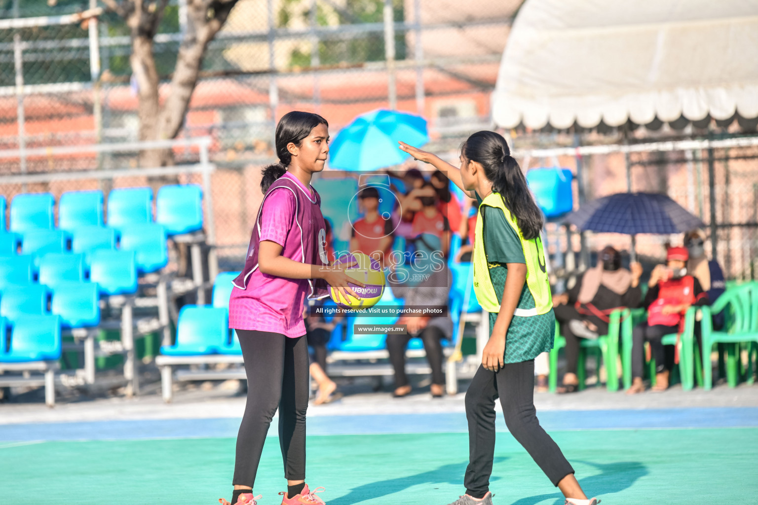 Day2  of Junior Netball Championship 2022 on 5 March 2022 held in Male', Maldives. Photos by Nausham Waheed.