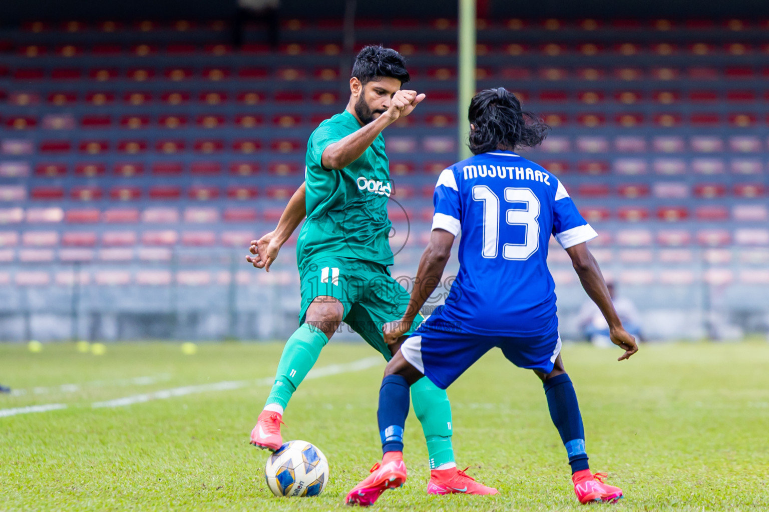 Maziya SRC vs Newradiant Sports Club in the FAM League Cup 2025 held at National Football Stadium, Male', Maldives on Monday, 5th May 2025. Photos By: Nausham Waheed / images.mv