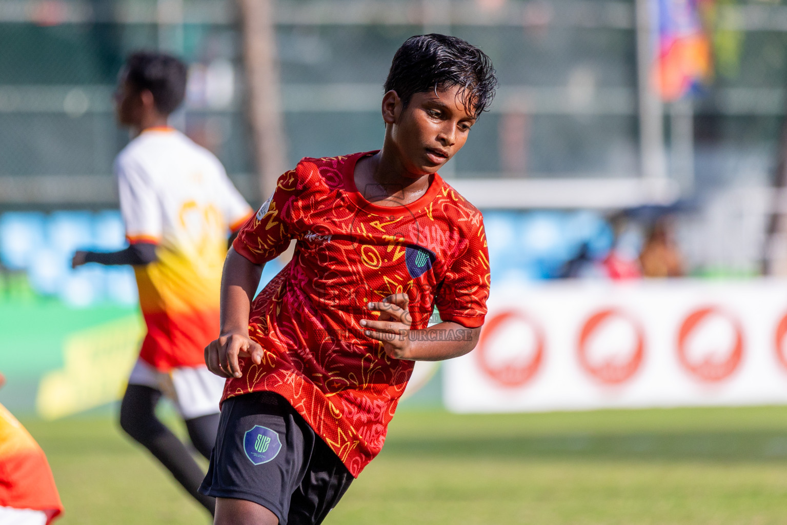 Club Eagles vs Super United Sports (U12) in Day 4 of Dhivehi Youth League 2024 held at Henveiru Stadium on Thursday, 28th November 2024. Photos: Shuu Abdul Sattar/ Images.mv