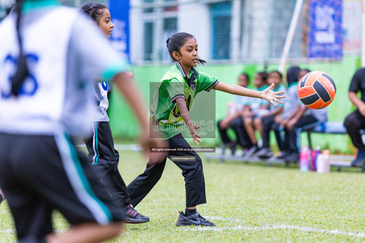 Day 1 of Nestle' Kids Netball Fiesta 2023 held in Henveyru Stadium, Male', Maldives on Thursday, 30th November 2023. Photos by Nausham Waheed / Images.mv