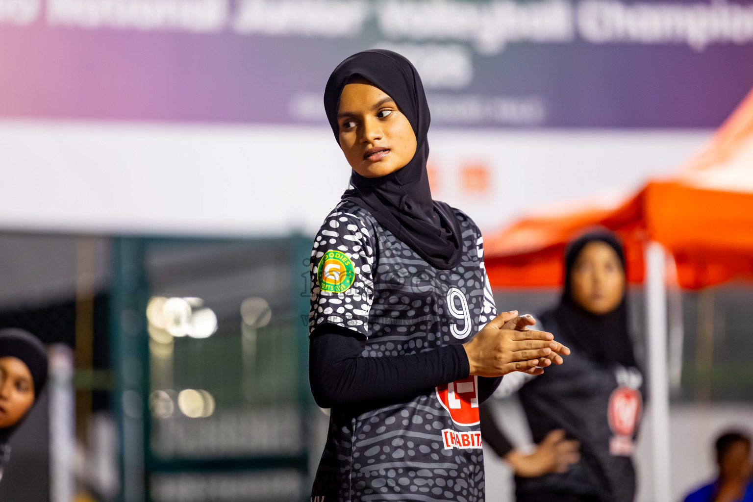 Goodies Sports Club vs Club Volleyball in Milo National Junior Volleyball Championship 2025 Day 4 was held on Tuesday, 25th November 2025 at Ekuveni Turf Court Male', Maldives. Photos: Nausham Waheed / images.mv