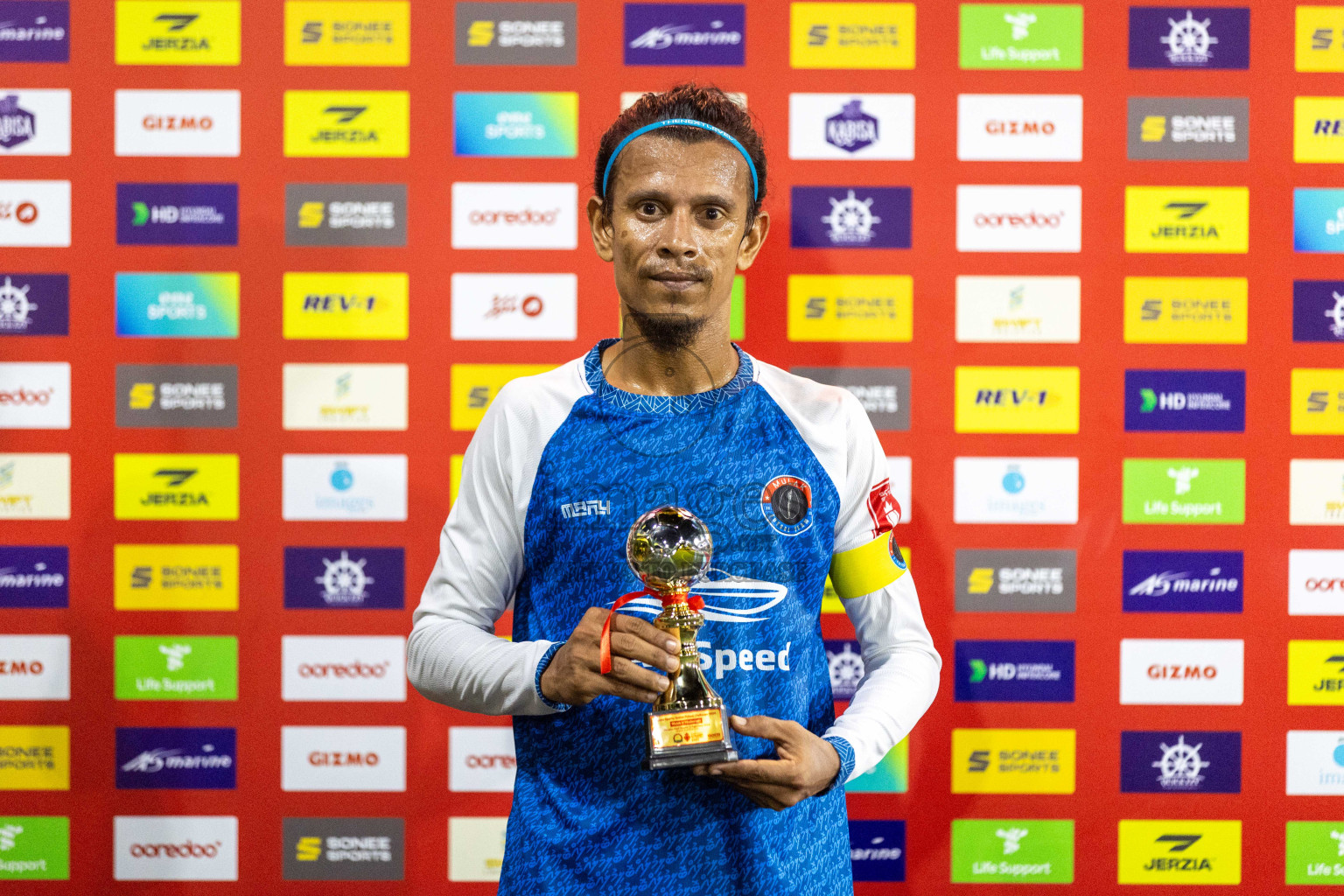 M Mulah vs M Maduvvari in Day 19 of Golden Futsal Challenge 2024 was held on Friday, 2nd February 2024 in Hulhumale', Maldives Photos: Nausham Waheed / images.mv