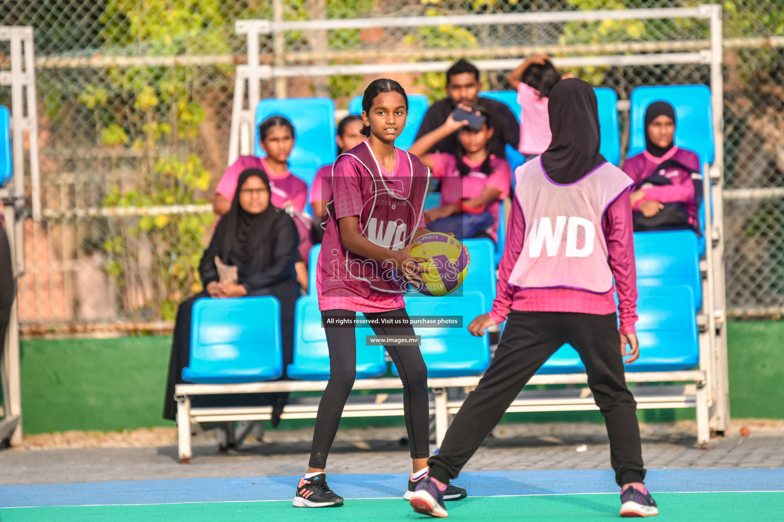 Day 10 of Junior Netball Championship 2022 held in Male', Maldives. Photos by Nausham Waheed