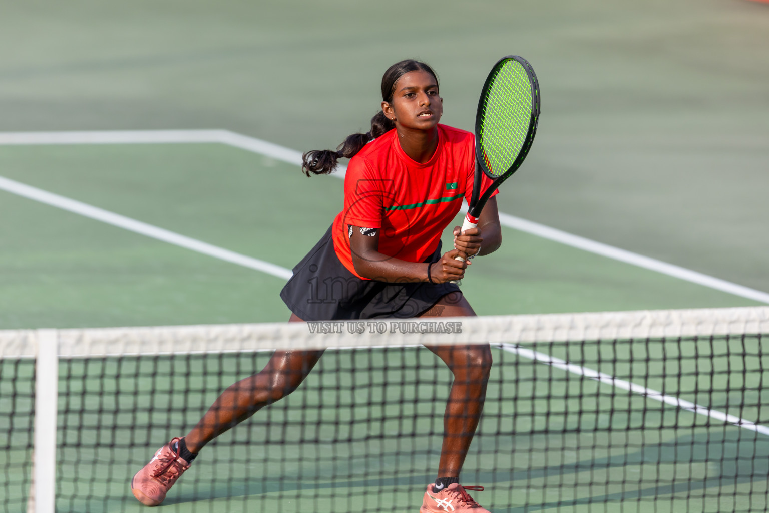 Day 4 of ATF Maldives Junior Open Tennis was held in Male' Tennis Court, Male', Maldives on Thursday, 12th December 2024. Photos: Nausham Waheed/ images.mv