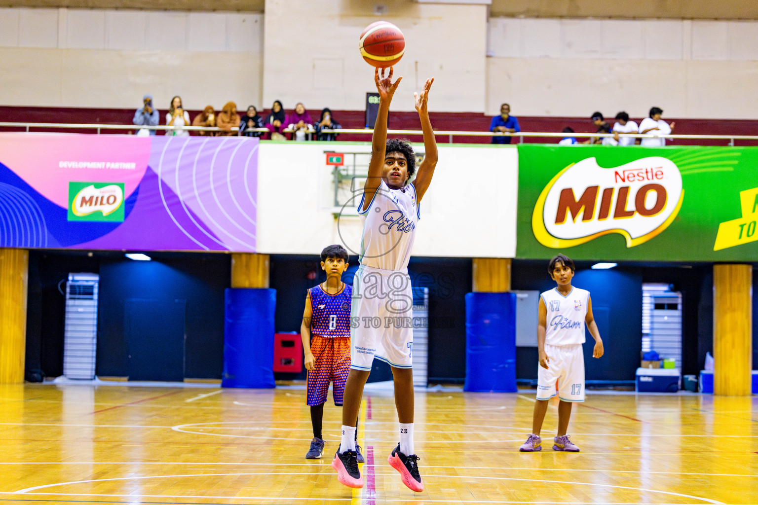 Finland International School vs Brightway International School in day 10 of Junior Championship 2024 was held in Social Center, Male', Maldives on Thursday, 21st November 2024. Photos: Nausham Waheed / images.mv