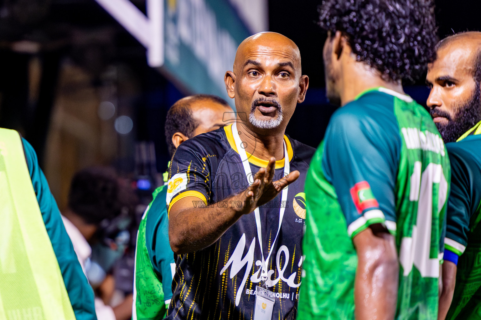 Maalhos vs Kamadhoo in Day 2 of Better in Baa Futsal Fiesta 2025 Men's division held in B. Eydhafushi, Maldives on Thursday, 6th November 2025. Photos: Nausham Waheed / images.mv