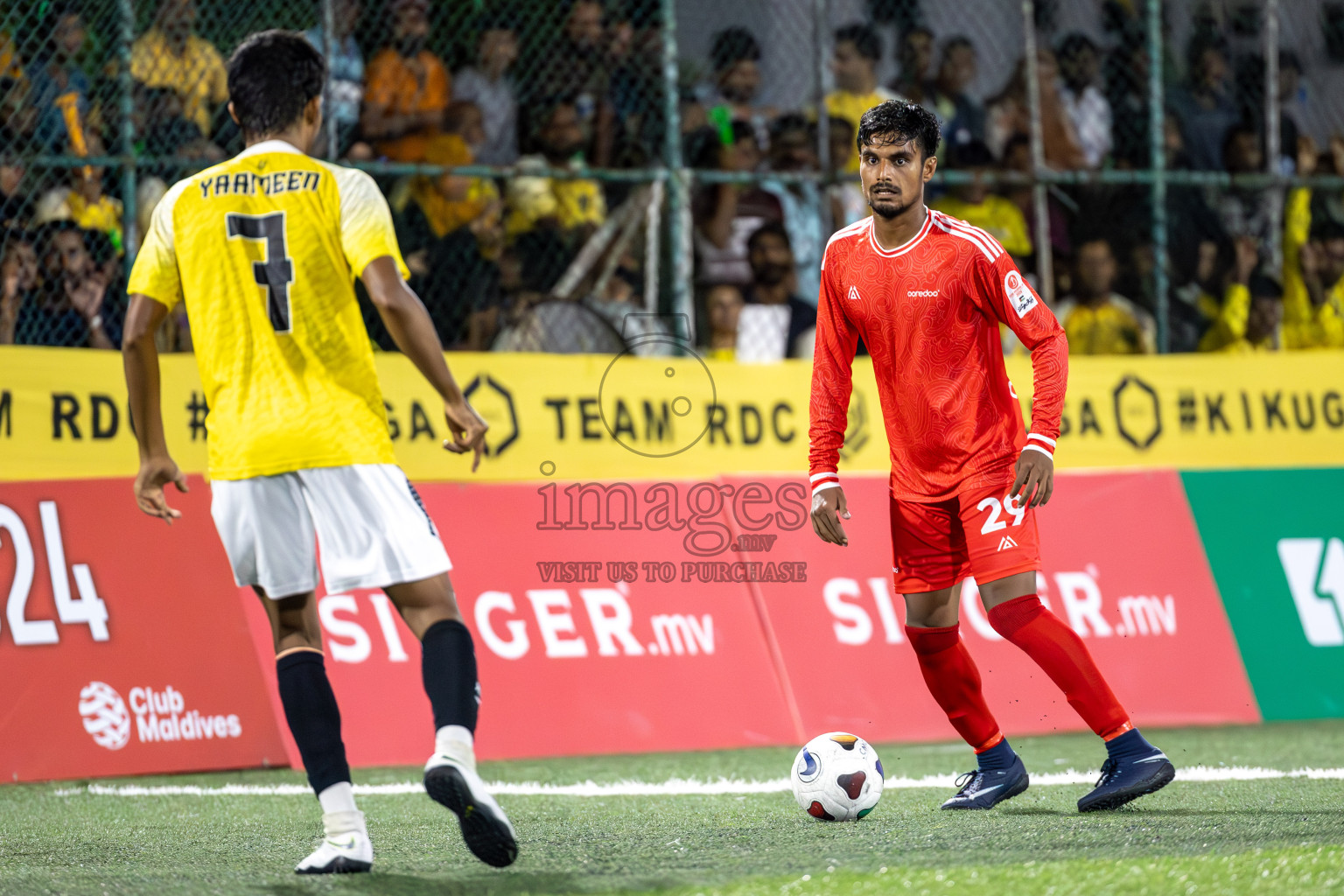 RRC vs Ooredoo Maldives in Club Maldives Cup 2024 held in Rehendi Futsal Ground, Hulhumale', Maldives on Saturday, 28th September 2024. Photos: Ismail Thoriq / images.mv