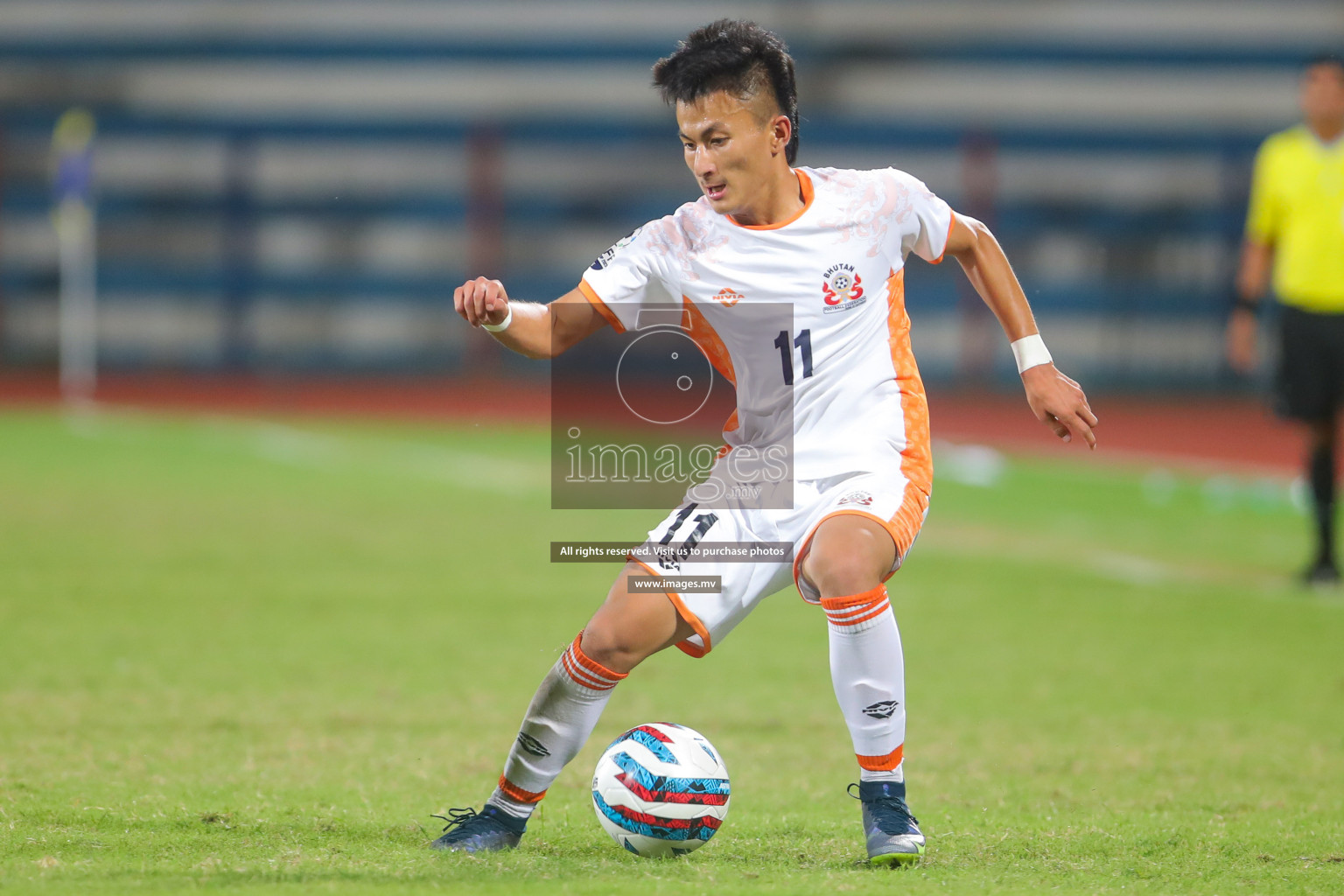 Bhutan vs Bangladesh in SAFF Championship 2023 held in Sree Kanteerava Stadium, Bengaluru, India, on Wednesday, 28th June 2023. Photos: Hassan Simah / images.mv