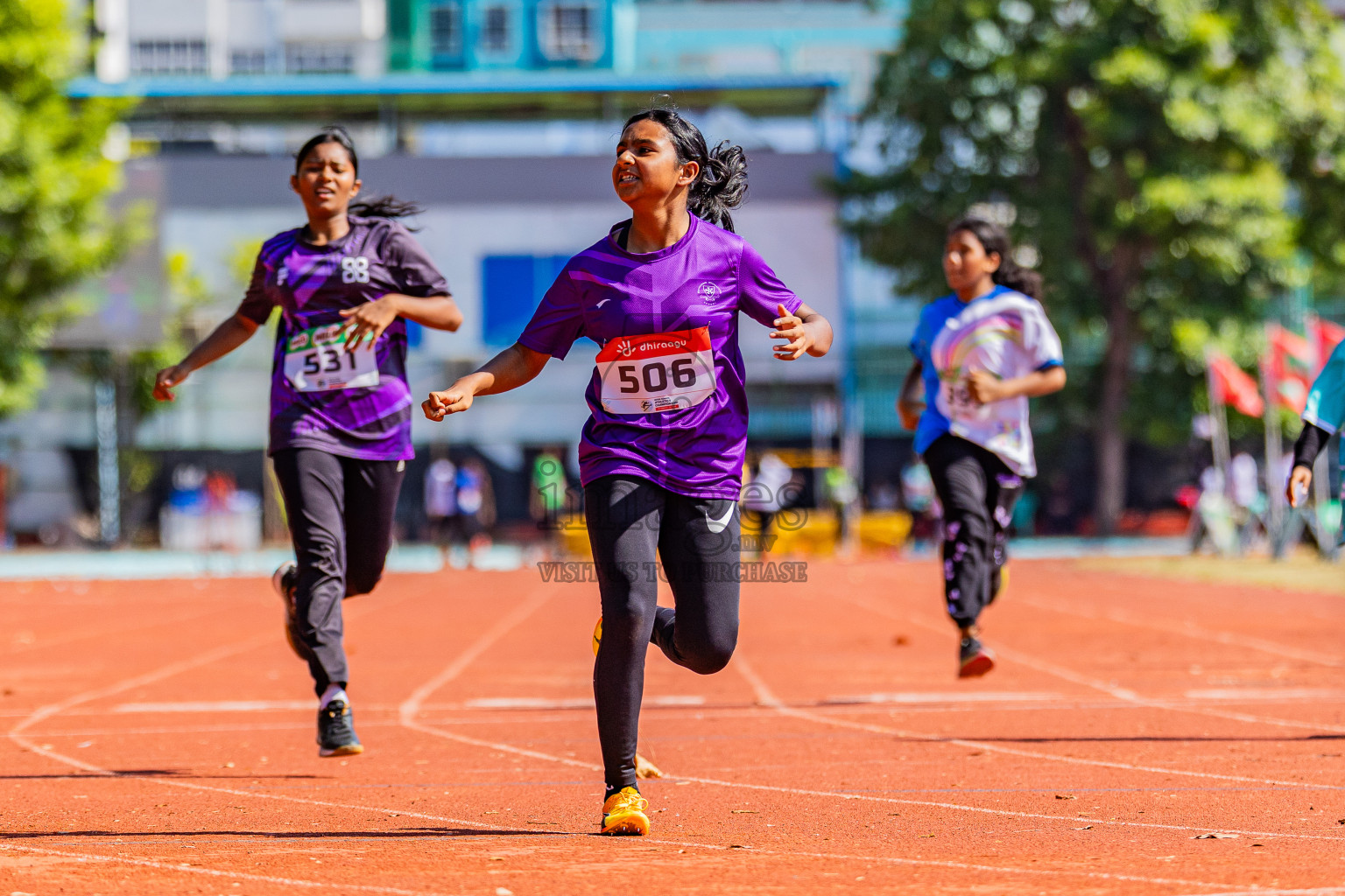 Day 1 of Inter-school Athletics Championship 2025 held in Ekuveni Synthetic Track, Male', Maldives on Monday, 06th October 2025. Photos by: Areef Adam  / Images.mv