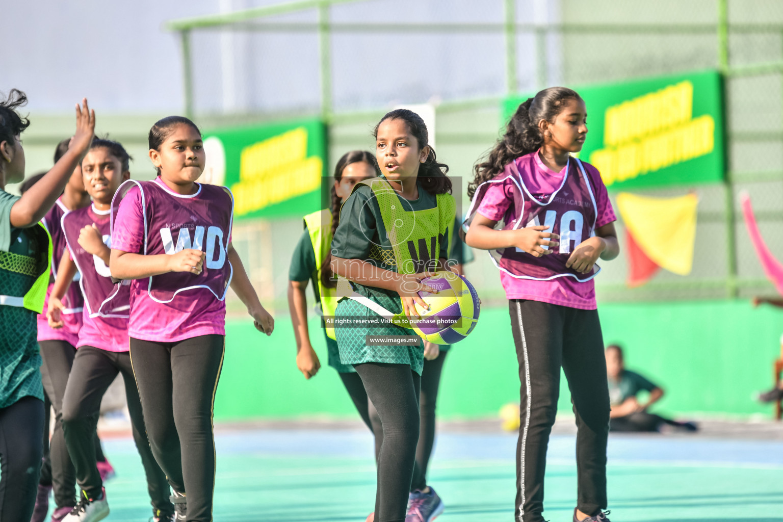 Day 7 of Junior Netball Championship 2022 on 11th March 2022 held in Male', Maldives. Photos by Nausham Waheed