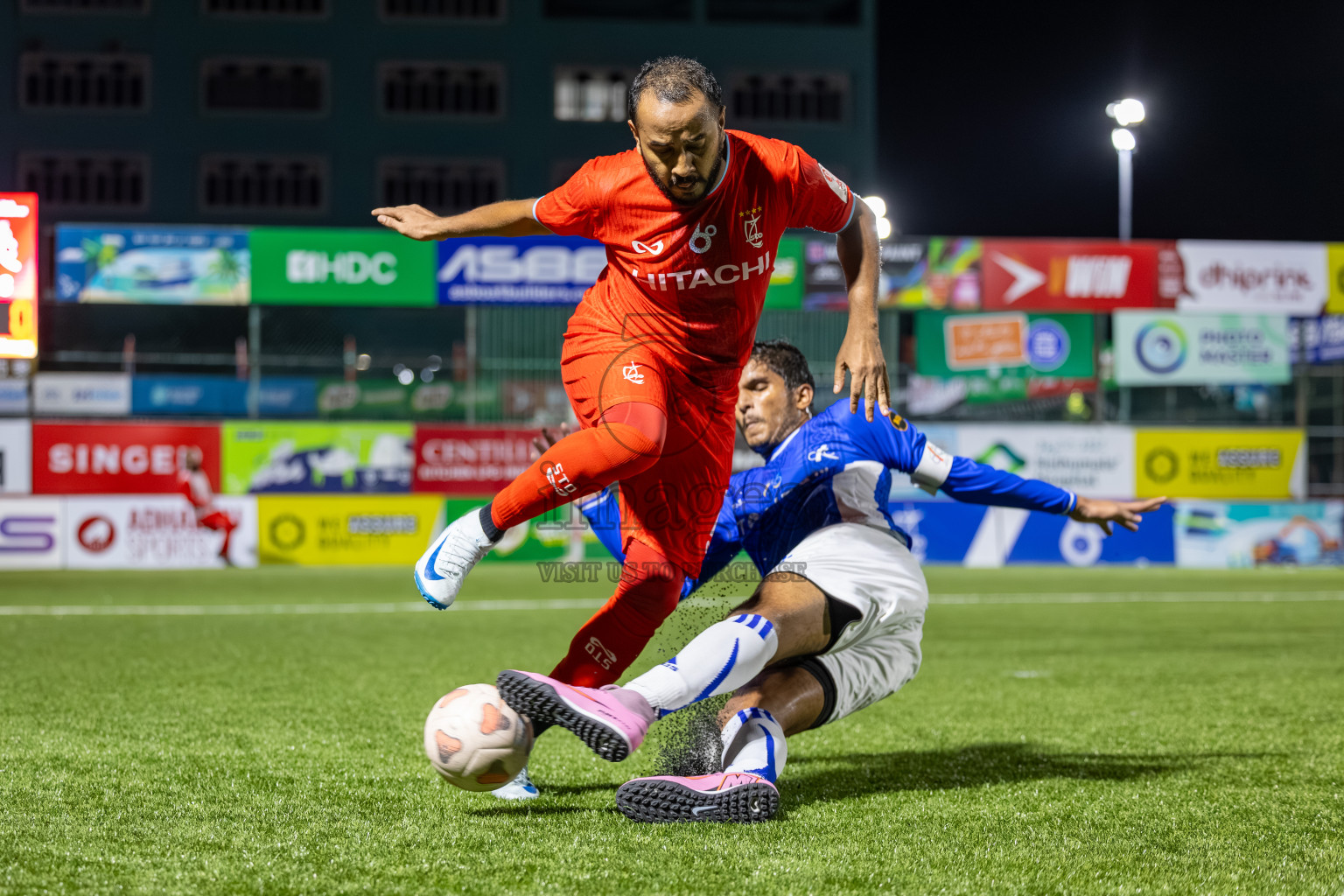 STO vs CRC in Day 4 of Club Maldives Cup 2025 was held in Rehendi Futsal Ground, Hulhumale', Maldives on Thursday, 2nd October 2025. Photos: Mohamed Mahfooz Moosa / images.mv