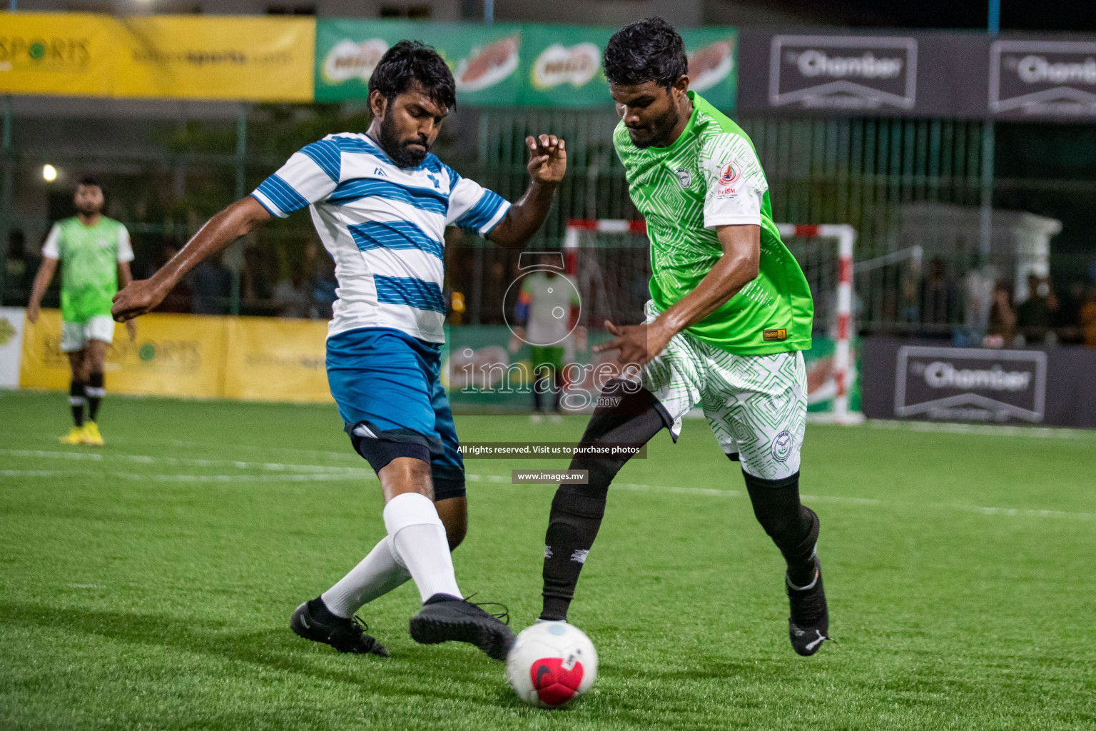 Club AVSEC vs TEAM DJA in Club Maldives Cup 2022 was held in Hulhumale', Maldives on Sunday, 9th October 2022. Photos: Hassan Simah / images.mv