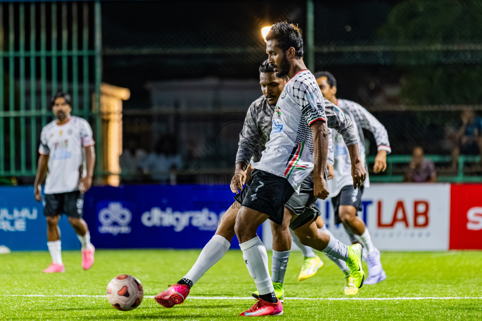 KVC vs Team Dharumavantha in Club Maldives Cup Classic 2025 held in Rehendi Futsal Ground, Hulhumale', Maldives on Monday, 15th September 2025. Photos: Areef / images.mv